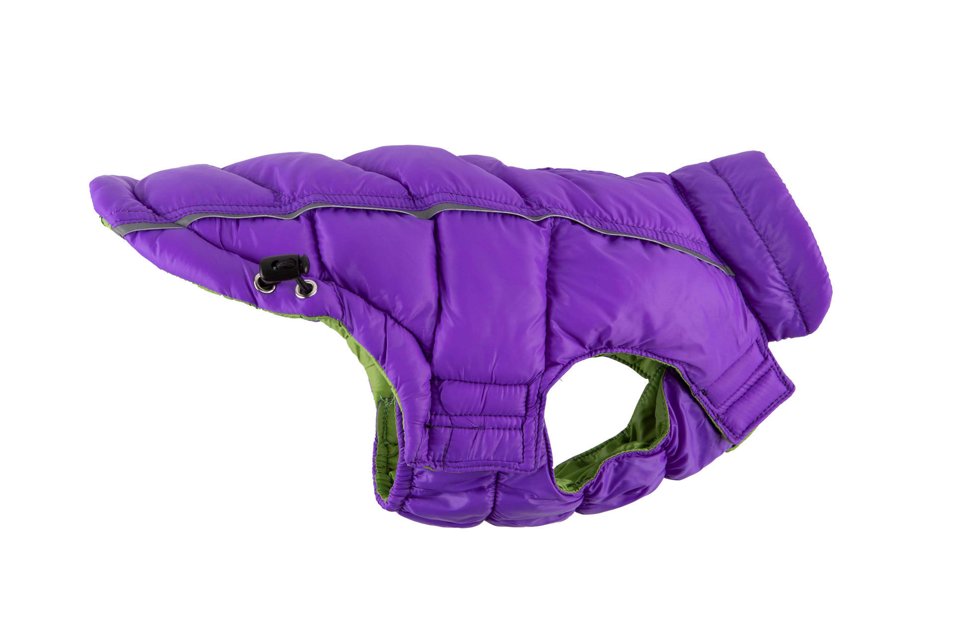 Picture of Featherlite Reversible-Reflective Puffer Vest Green/Purple