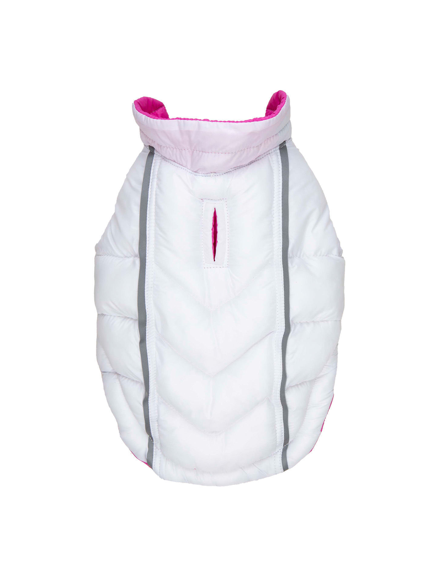 Picture of Featherlite Reversible-Reflective Puffer Vest Pink/White