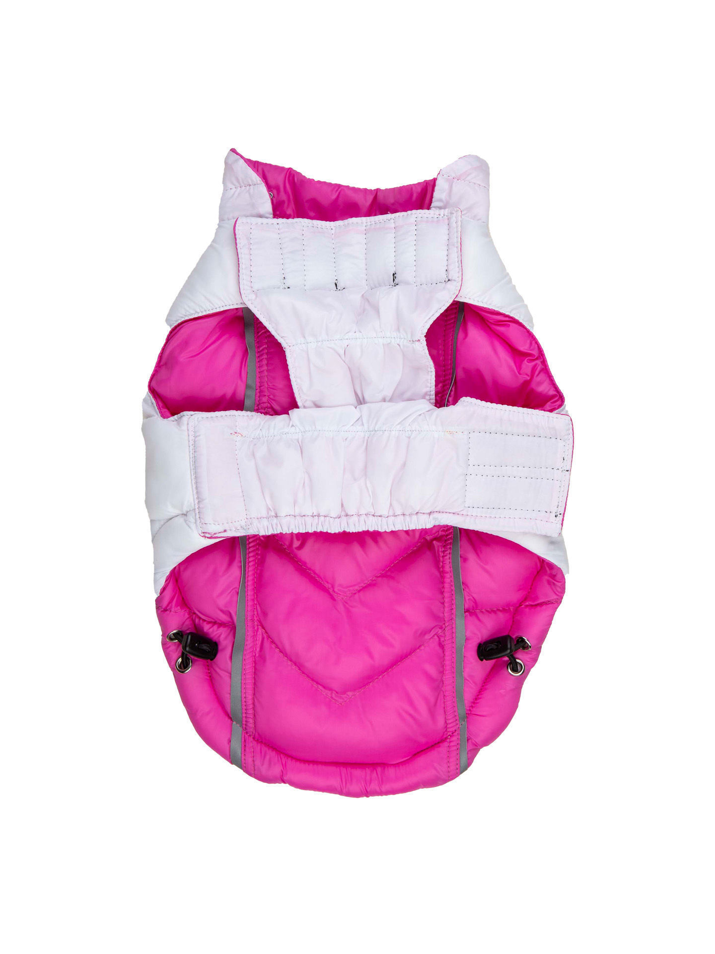 Picture of Featherlite Reversible-Reflective Puffer Vest Pink/White