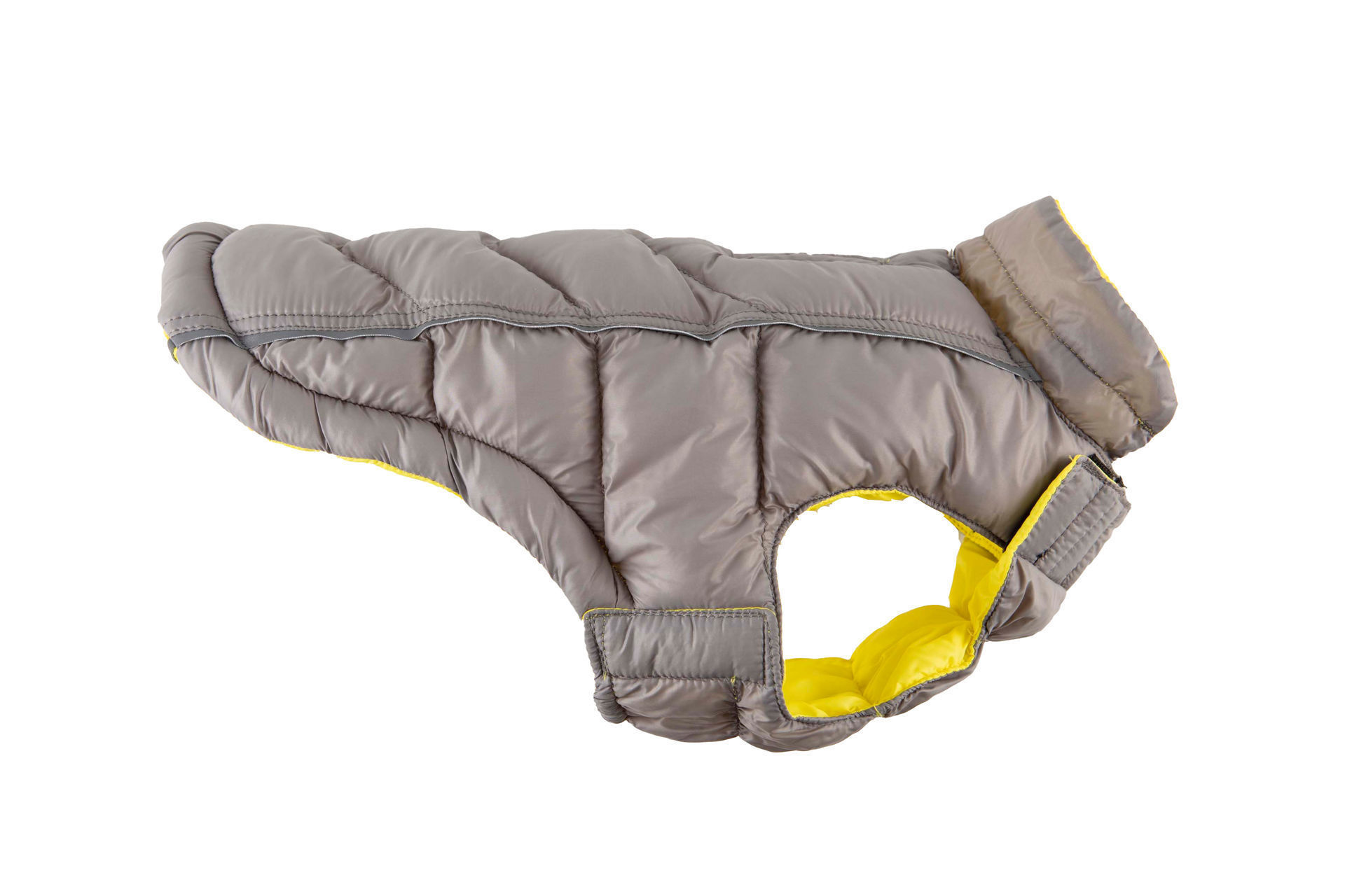 Picture of Featherlite Reversible-Reflective Puffer Vest Yellow/Gray