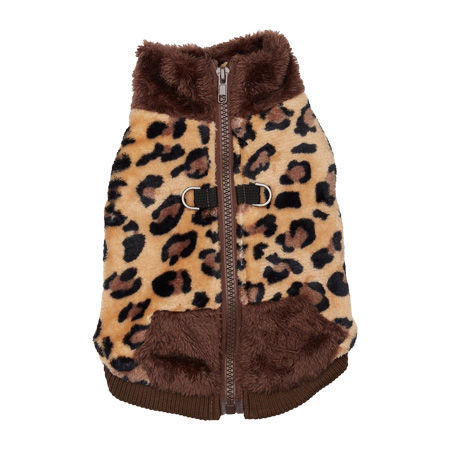 Picture of Cheetah Butter Fleece Vest - Cheetah