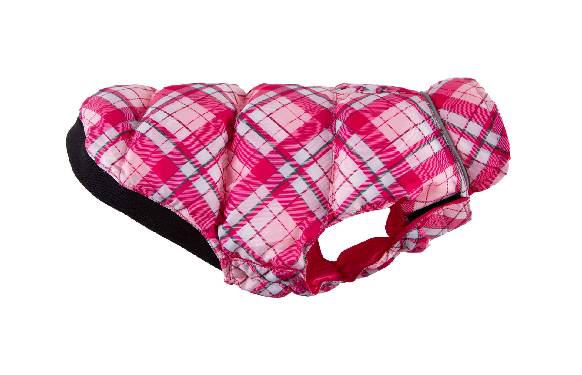 Picture of Flex-Fit Reversible Puffer Vest - Pink/Plaid