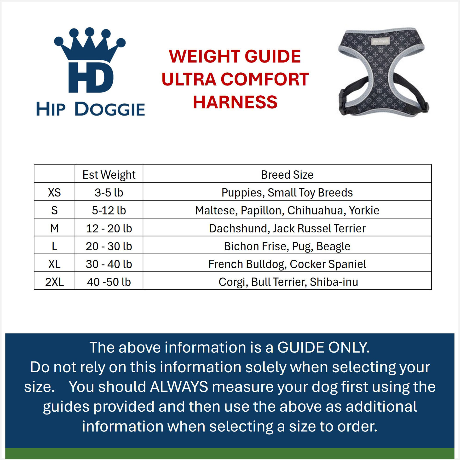 Picture of Ultra Comfort Reflective Harness  - Light Blue